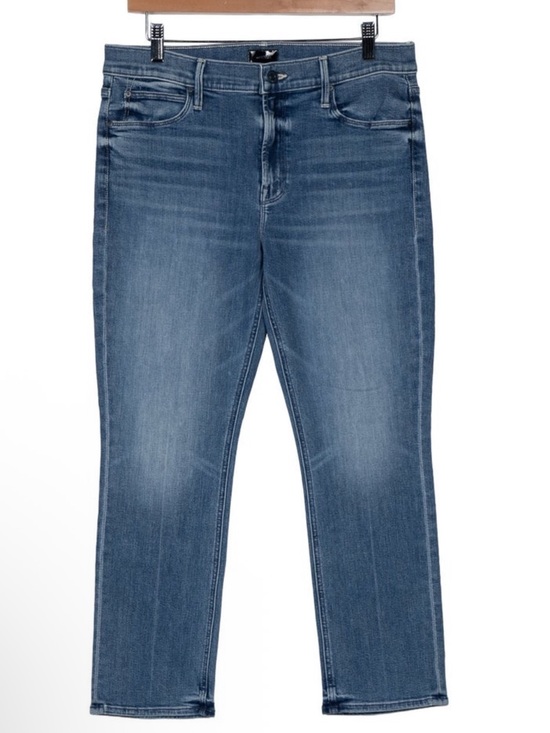 MOTHER Denim - MOTHER Sz 31 Straight Leg Jeans in Medium Blue